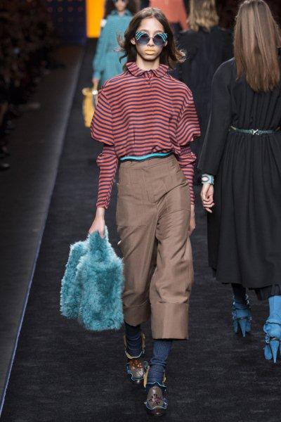 Stripes-fashion-trend-fall-2016-winter-2017-Fendi-4