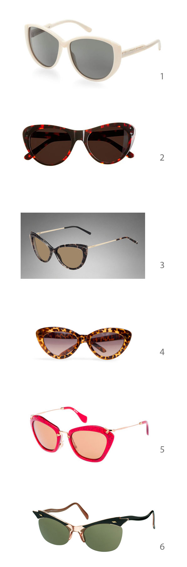 6 sunglasses